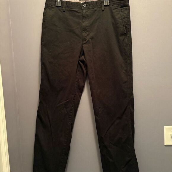 Dockers Other - Dockers Men's Khakis Flat Front Pants Black Size 36x32 Casual